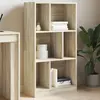 Image de vidaXL Bibliothèque chêne sonoma 57x28,5x107,5 cm bois d'ingénierie