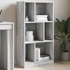 Image de vidaXL Bibliothèque sonoma gris 57x28,5x107,5 cm bois d'ingénierie