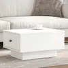 Image de vidaXL Table basse blanc 60x45x31 cm bois d'ingénierie