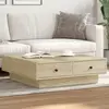 Image de vidaXL Table basse Chêne sonoma 90x90x28 cm Aggloméré