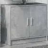 Image de vidaXL Armoire d'évier gris béton 63x29x55 cm bois d'ingénierie