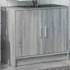 Image de vidaXL Armoire d'évier sonoma gris 63x29x55 cm bois d'ingénierie