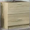 Image de vidaXL Armoire d'évier chêne sonoma 59x37x59 cm bois d'ingénierie