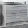 Image de vidaXL Armoire d'évier sonoma gris 78x37x59 cm bois d'ingénierie