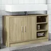 Image de vidaXL Armoire d'évier chêne sonoma 90x29x55 cm bois d'ingénierie