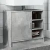Image de vidaXL Armoire d'évier gris béton 63x29x55 cm bois d'ingénierie