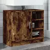 Image de vidaXL Armoire de lavabo chêne fumé 63x29x55 cm bois d'ingénierie