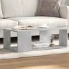 Image de vidaXL Table basse gris béton 89,5x48x30 cm bois d'ingénierie
