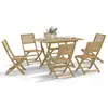 Image de vidaXL Ensemble à manger de jardin 7 pcs Bois d'acacia solide