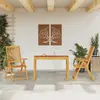 Image de vidaXL Ensemble à manger de jardin 3 pcs Bois d'acacia solide
