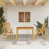 Image de vidaXL Ensemble à manger de jardin 3 pcs Bois d'acacia solide