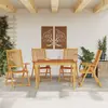 Image de vidaXL Ensemble à manger de jardin 5 pcs Bois d'acacia solide