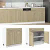 Image de vidaXL Armoire à tiroirs inférieure "Lyon" Chêne Sonoma 80 x 46 x 81,5 cm Bois d'ingénierie
