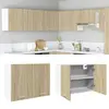 Image de vidaXL Armoire suspendue "Lyon" Chêne Sonoma 80 x 31 x 60 cm Bois d'ingénierie