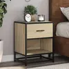 Image de vidaXL Tables de chevet 2 pcs chêne sonoma 40x31x50 cm bois ingénierie