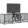 Image de vidaXL Meuble TV sonoma gris 120x35x41 cm bois d'ingénierie et métal