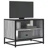 Image de vidaXL Meuble TV sonoma gris 61x40x46 cm bois d'ingénierie et métal