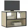 Image de vidaXL Meuble TV chêne sonoma 60x31x39,5 cm bois d'ingénierie et métal