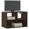Image de vidaXL Meuble TV chêne brun 60x31x39,5 cm bois d'ingénierie et métal