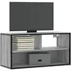 Image de vidaXL Meuble TV sonoma gris 80x31x39,5 cm bois d'ingénierie et métal