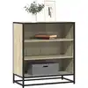 Image de vidaXL Buffet chêne sonoma 68x35x76 cm bois d'ingénierie et métal