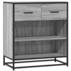 Image de vidaXL Dressoir 68x35x76 cm bewerkt hout grijs sonoma eikenkleurig
