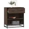 Image de vidaXL Buffet chêne marron 68x35x76 cm bois d'ingénierie