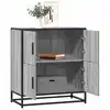 Image de vidaXL Buffet sonoma gris 68x35x76 cm bois d'ingénierie