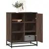 Image de vidaXL Buffet chêne marron 62x35x76 cm bois d'ingénierie