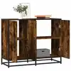 Image de vidaXL Buffet chêne fumé 94x35x76 cm bois d'ingénierie