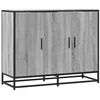 Image de vidaXL Buffet sonoma gris 94x35x76 cm bois d'ingénierie, armoire de rangement, meuble d'entrée, meuble d'appoint, meuble de rangement de cuisine
