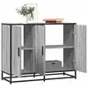Image de vidaXL Buffet sonoma gris 94x35x76 cm bois d'ingénierie