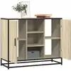 Image de vidaXL Buffet chêne sonoma 92x35x76 cm bois d'ingénierie