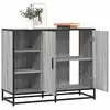 Image de vidaXL Buffet sonoma gris 92x35x76 cm bois d'ingénierie