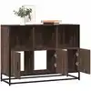 Image de vidaXL Buffet chêne marron 100x35x76 cm bois d'ingénierie