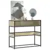 Image de vidaXL Table console chêne sonoma 90x35x80 cm bois d'ingénierie