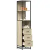 Image de vidaXL Armoire de salle de bain chêne sonoma 35x37,5x166 cm