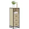 Image de vidaXL Armoire de salle de bain chêne sonoma 35x37,5x100 cm