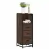 Image de vidaXL Armoire de bain chêne marron 35x37,5x100 cm bois d'ingénierie