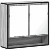 Image de vidaXL Armoire à miroir de salle de bain sonoma gris bois d’ingénierie