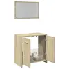 Image de vidaXL Ensemble de meubles de salle de bain 2 pcs chêne sonoma