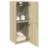 Image de vidaXL Armoire de salle de bain Chêne sonoma 30x30x80 cm Aggloméré