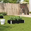 Image de vidaXL Jardinière noir 100x50 cm bois massif de pin