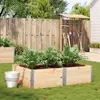 Image de vidaXL Jardinière 150x100 cm bois de pin massif