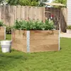 Image de vidaXL Jardinière 100x100 cm bois de pin massif