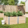 Image de vidaXL Jardinière 150x100 cm bois de pin massif