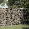 Image de vidaXL Panier gabion avec couvercle 100x50x100 cm fer galvanisé