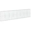 Image de vidaXL Panier gabion avec couvercle 800x50x200 cm fer galvanisé