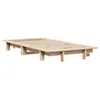 Image de vidaXL Cadre de lit sans matelas 75x190 cm bois de pin massif