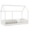 Image de vidaXL Cadre de lit d'enfants forme de maison sans matelas 90x200 cm